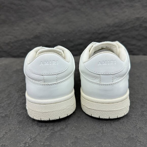Amiri White Leather Low-Top Sneakers - Picture 7 of 9